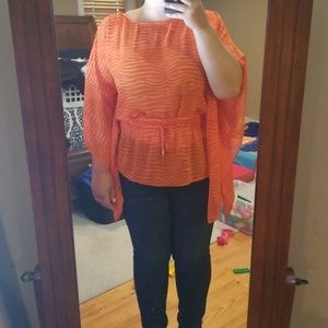 Mk Sheer blouse